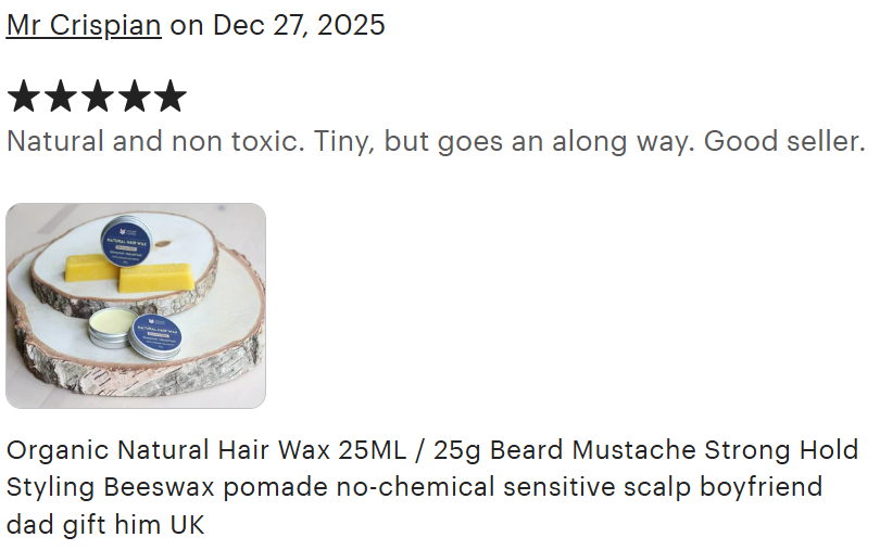 Natural Hair & Beard Wax Beeswax